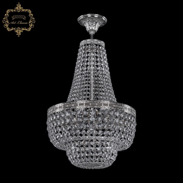 

Потолочная люстра на штанге Art Classic 21.10 21.101.H2.35SP.Ni, Прозрачный, 21.10 21.101.H2.35SP.Ni