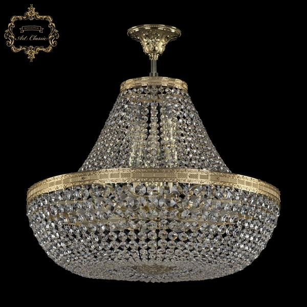 

Потолочная люстра на штанге Art Classic 21.11 21.111.H1.55SP.G, Прозрачный, 21.11 21.111.H1.55SP.G