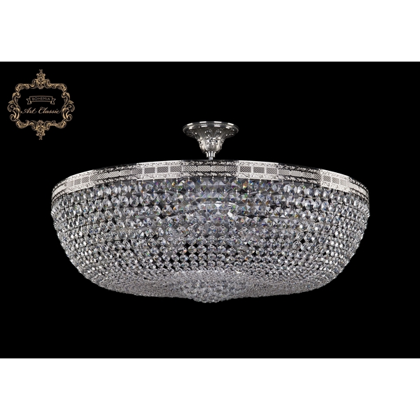 

Потолочная люстра Art Classic 21.28 21.281.80SP.Ni, Прозрачный, 21.28 21.281.80SP.Ni