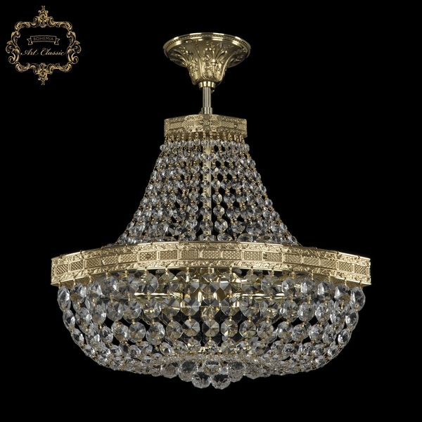 

Потолочная люстра на штанге Art Classic 21.28 21.283.H1.35SP.G, Прозрачный, 21.28 21.283.H1.35SP.G