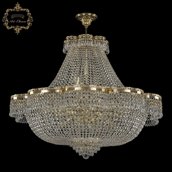 

Потолочная люстра на штанге Art Classic 21.30 21.301.H1.95JB.G, Прозрачный, 21.30 21.301.H1.95JB.G