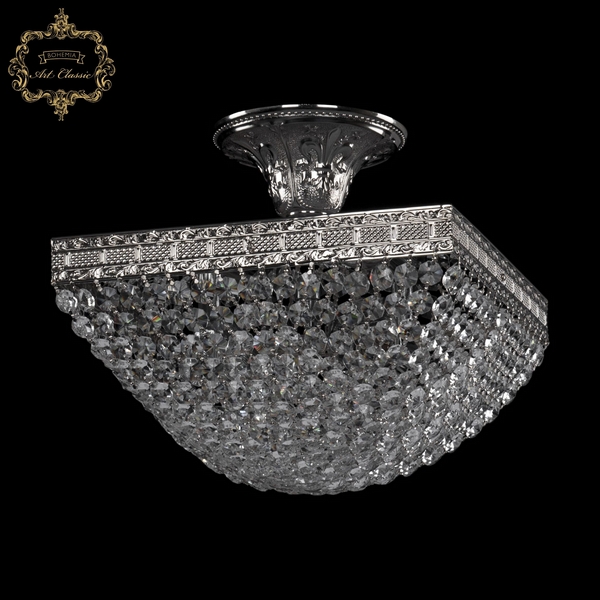

Потолочная люстра Art Classic 21.32 21.322.25SP.Ni, Прозрачный, 21.32 21.322.25SP.Ni