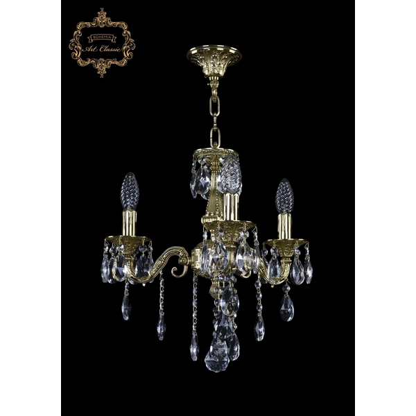 

Подвесная люстра с хрустальными подвесками Art Classic 31.02 31.02.3.CK125SP.B.G.Sp, Золото, 31.02 31.02.3.CK125SP.B.G.Sp
