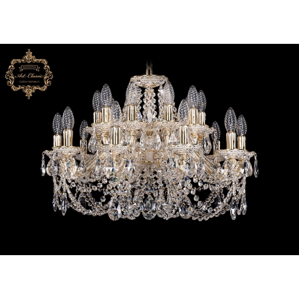 

Подвесная люстра с хрустальными подвесками Art Classic 31.03 31.03.20.222.C.GW.Sp, Золото, 31.03 31.03.20.222.C.GW.Sp