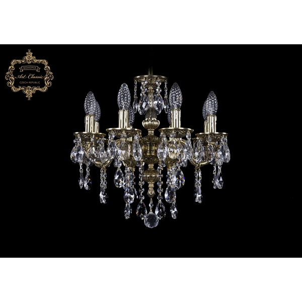 

Подвесная люстра с хрустальными подвесками Art Classic 31.05 31.05.8.125.B.GB.Sp, Золото, 31.05 31.05.8.125.B.GB.Sp