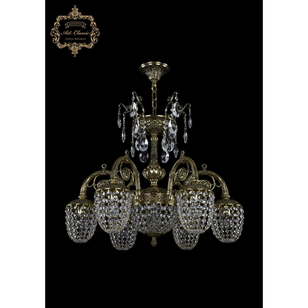

Подвесная люстра с хрустальными подвесками Art Classic 31.13 31.13.6.KR175SP.175IT.GB.Sp, Прозрачный, 31.13 31.13.6.KR175SP.175IT.GB.Sp