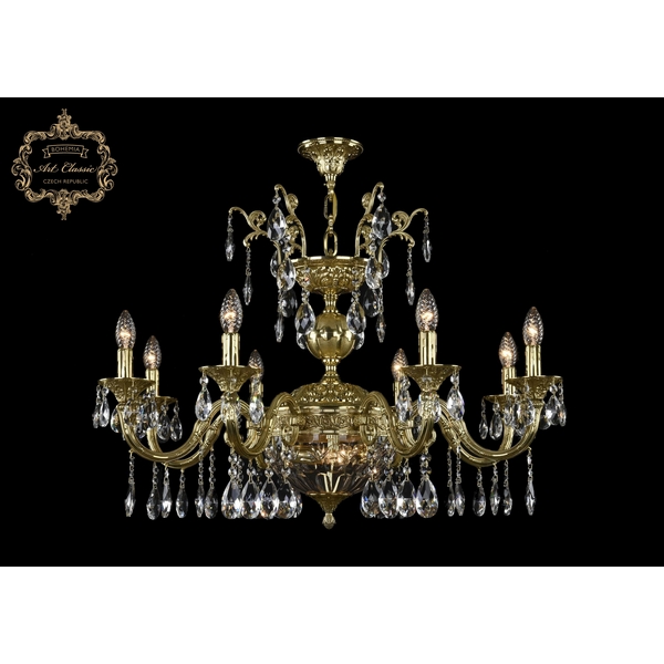 

Подвесная люстра с хрустальными подвесками Art Classic 31.29 31.29.8.CK250SP.250GL.G.Sp.Clear.1E, Золото, 31.29 31.29.8.CK250SP.250GL.G.Sp.Clear.1E