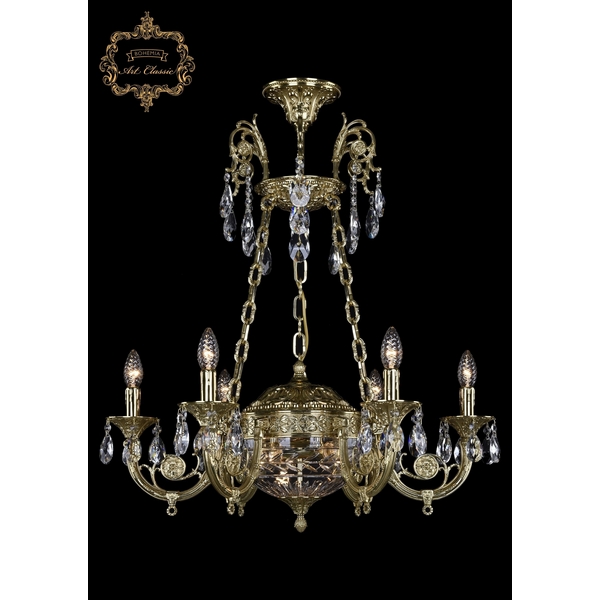 

Подвесная люстра с хрустальными подвесками Art Classic 31.44 31.44.6.KR175SP.250IT.G.Sp.Clear.1D, Золото, 31.44 31.44.6.KR175SP.250IT.G.Sp.Clear.1D