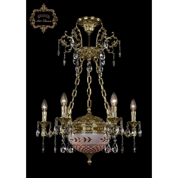 

Подвесная люстра с хрустальными подвесками Art Classic 31.51 31.51.6.CK125SP.250SP.G.Sp.Amber.White.1B, Золото, 31.51 31.51.6.CK125SP.250SP.G.Sp.Amber.White.1B