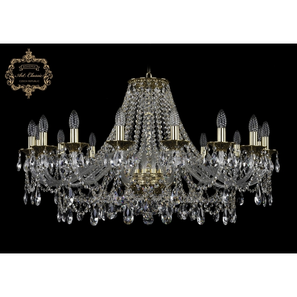 

Подвесная люстра с хрустальными подвесками Art Classic 41.25 41.25.16.360.GB.Sp, Прозрачный, 41.25 41.25.16.360.GB.Sp