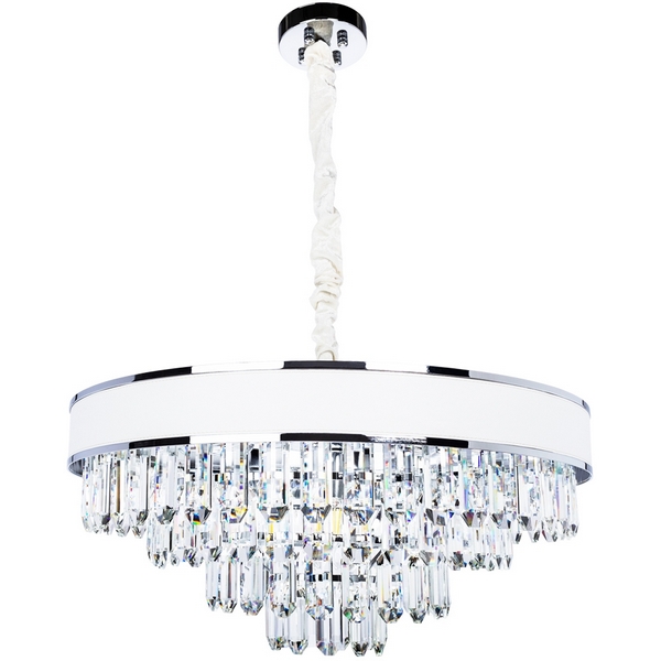 

Подвесная люстра хрустальная Arte Lamp Diadem A1002LM-8CC, Белый, Diadem A1002LM-8CC