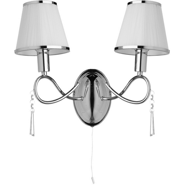 

Бра с выключателем Arte Lamp Logico A1035AP-2CC, Белый, Logico A1035AP-2CC