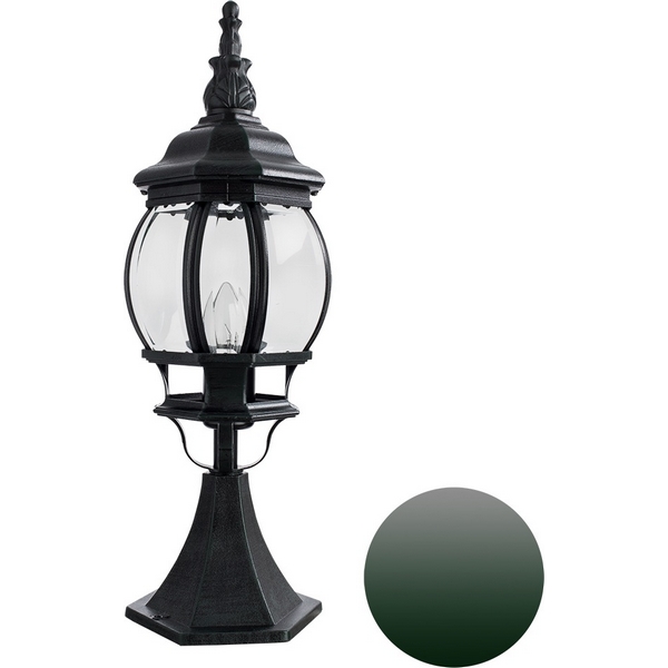 

Наземный уличный фонарь Arte Lamp A1044FN-1BGB, Зеленый, Atlanta A1044FN-1BGB