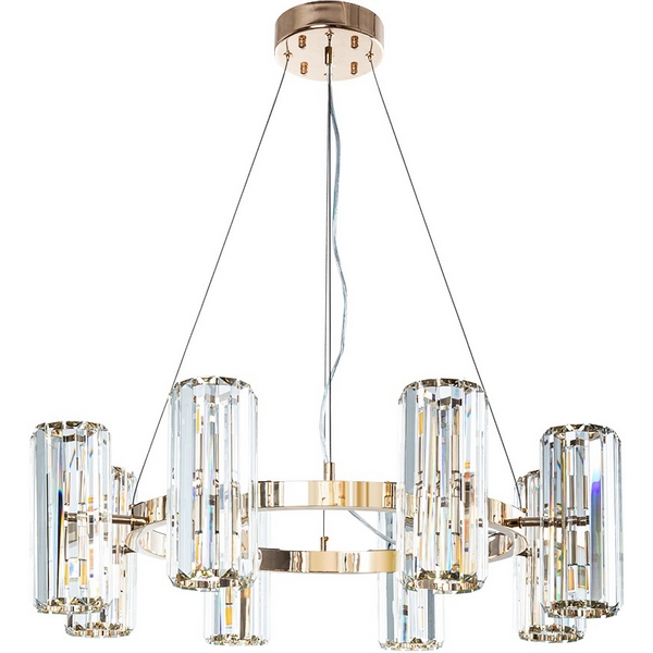 

Подвесная люстра Arte Lamp Santorini A1049SP-16GO, Прозрачный, Santorini A1049SP-16GO