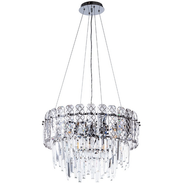 

Подвесная люстра каскадная хрустальная Arte Lamp Nicoletta A1051SP-8CC, Прозрачный, Nicoletta A1051SP-8CC