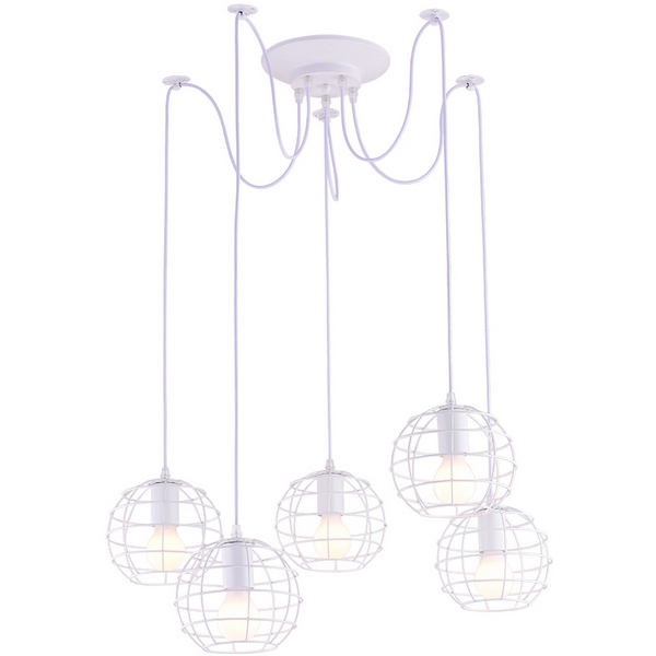 

Подвесной светильник паук Arte Lamp SPIDER A1110SP-5WH, Белый, SPIDER A1110SP-5WH