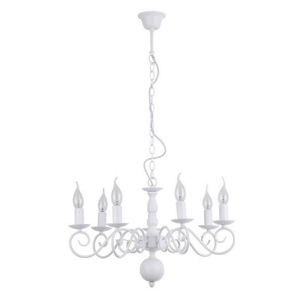 

Подвесная люстра Arte Lamp Isabel A1129LM-7WH, Белый, Isabel A1129LM-7WH