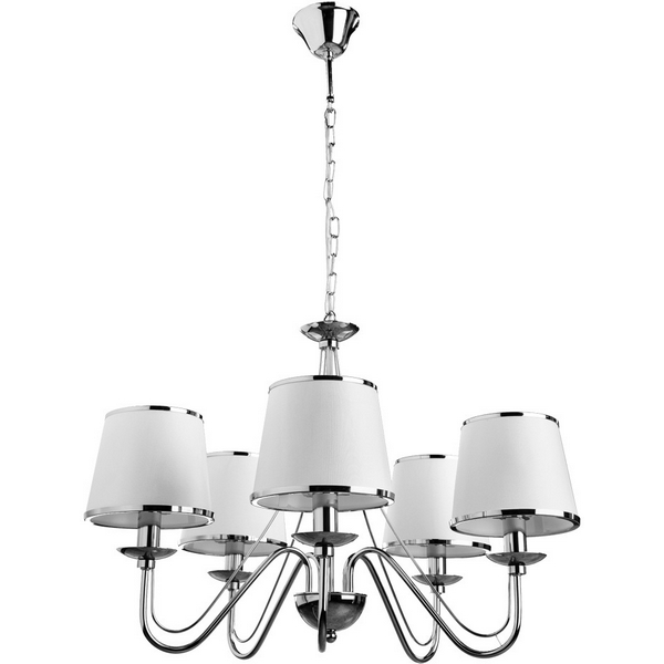 

Подвесная люстра Arte Lamp Aurora A1150LM-5CC, Белый, Aurora A1150LM-5CC
