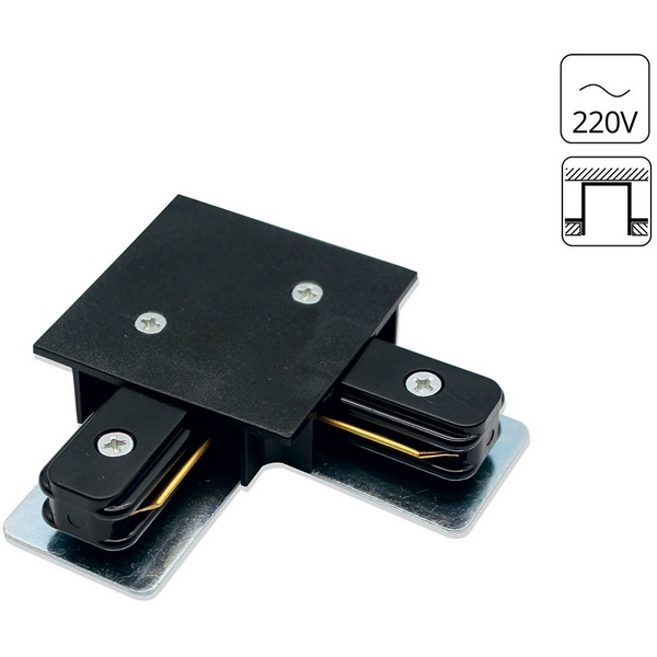 

Коннектор Accessories Arte Lamp Track A120106, Черный, Track Accessories A120106