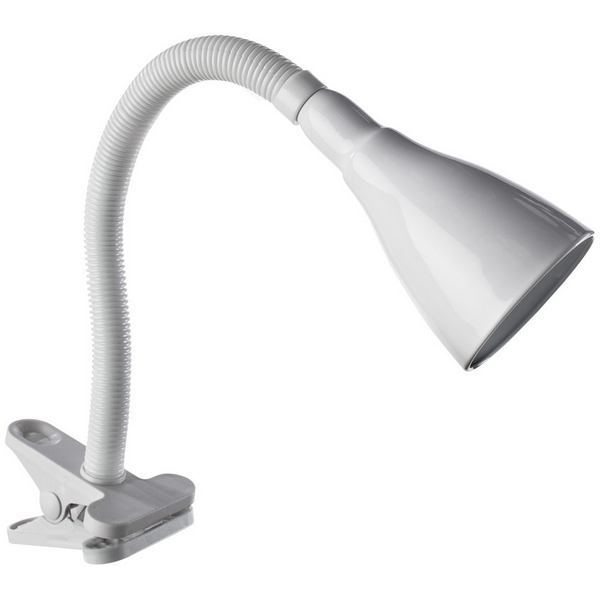 

Офисная настольная лампа на прищепке Arte Lamp Cord A1210LT-1WH, Белый, Cord A1210LT-1WH