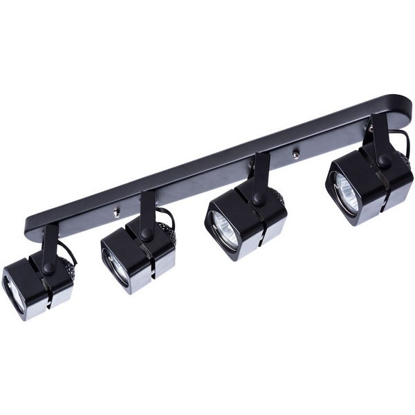 

Спот Arte Lamp Misam A1315PL-4BK форма куба, Черный, Misam A1315PL-4BK