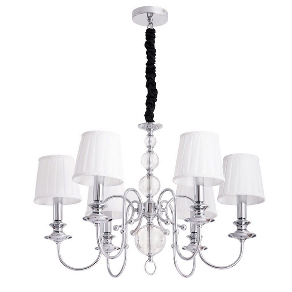 

Подвесная люстра Arte Lamp Molly A1316LM-6CC, Белый, Molly A1316LM-6CC