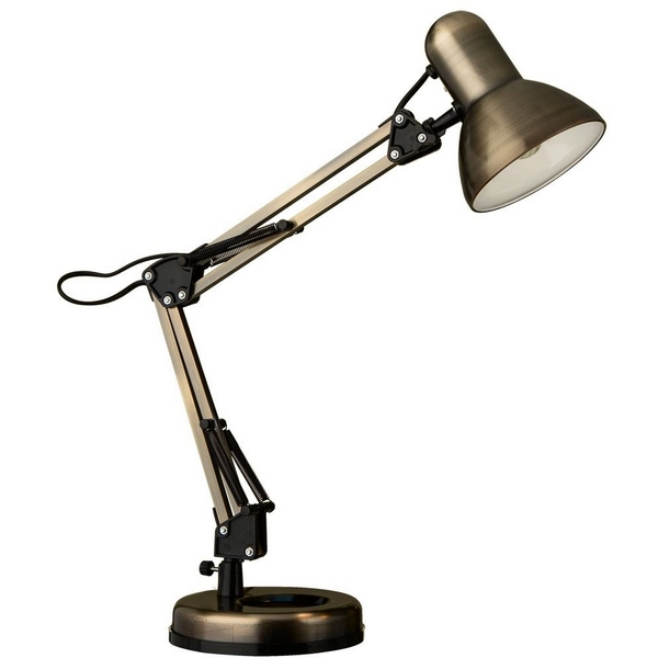 

Офисная настольная лампа Arte Lamp Junior A1330LT-1AB, Бронза, Junior A1330LT-1AB