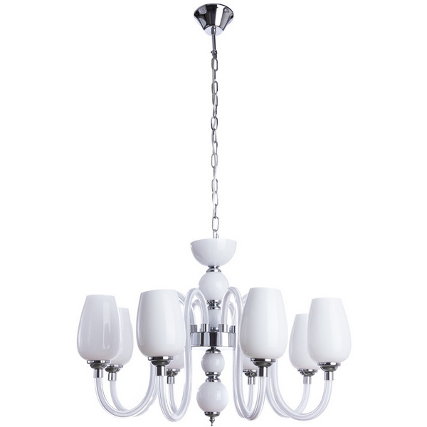 

Подвесная люстра Arte Lamp Lavinia A1404LM-8WH, Белый, Lavinia A1404LM-8WH