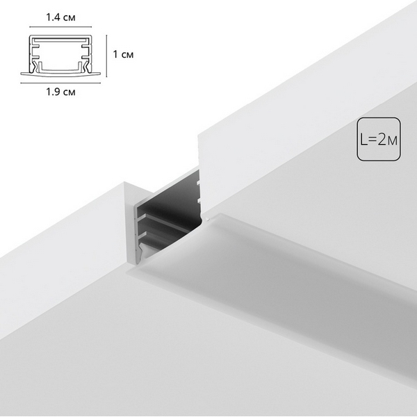 

Профиль для светодиодной ленты Arte Lamp Integration A141005R, Integration A141005R