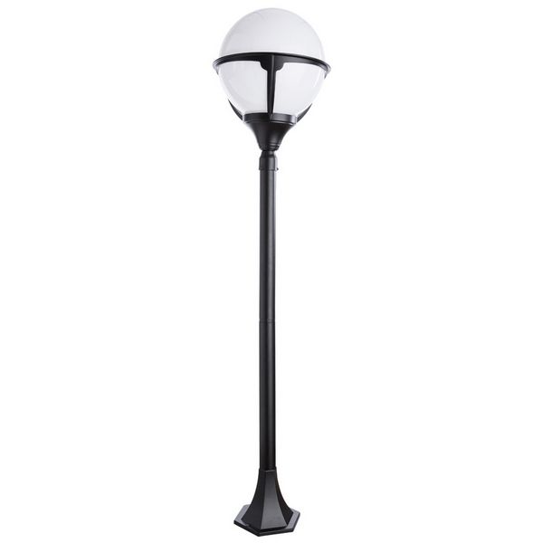 

Наземный фонарь уличный Arte Lamp Monaco A1496PA-1BK, Белый, Monaco A1496PA-1BK