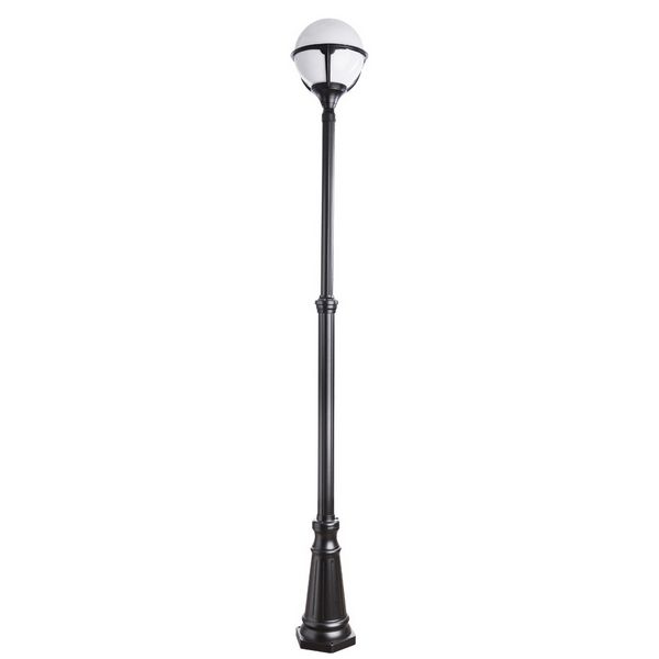 

Наземный фонарь уличный Arte Lamp Monaco A1497PA-1BK, Белый, Monaco A1497PA-1BK