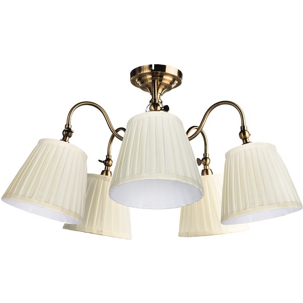 

Потолочная люстра Arte Lamp Seville A1509PL-5PB, Белый, Seville A1509PL-5PB