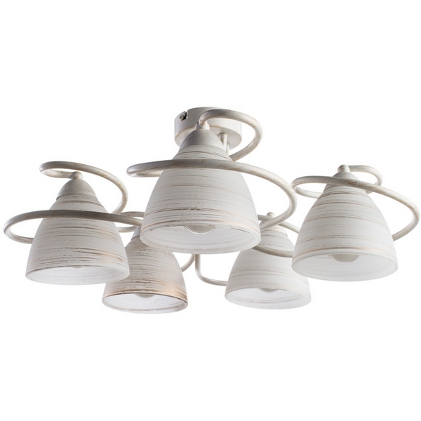 

Потолочная люстра Arte Lamp Fabia A1565PL-5WG, Белый, Fabia A1565PL-5WG