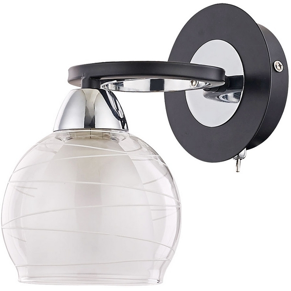 

Бра с выключателем A1604AP-1BK Artelamp, Серый, Ginevra A1604AP-1BK