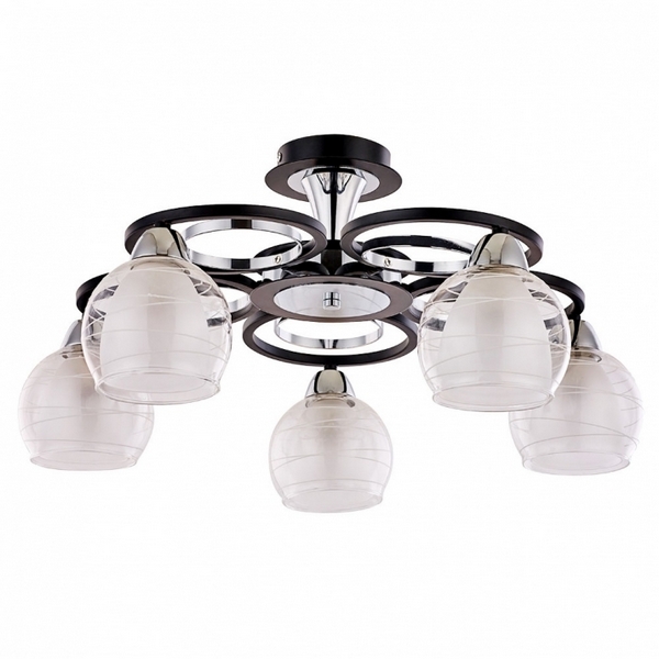 

Потолочная люстра Arte Lamp Ginevra A1604PL-5BK, Серый, Ginevra A1604PL-5BK