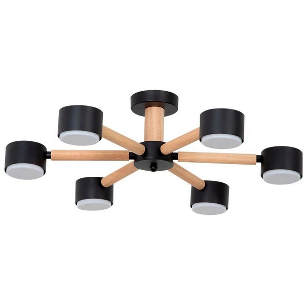 

Потолочная люстра на штанге Arte Lamp Tenda A1624PL-6BK, Черный, Tenda A1624PL-6BK