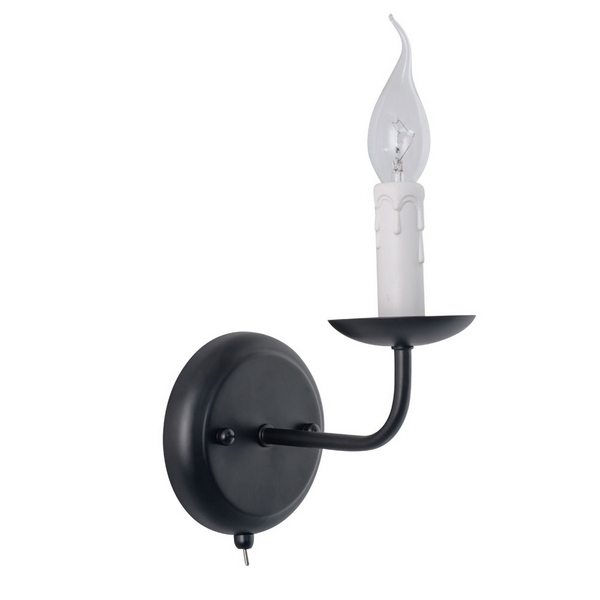 

Бра с выключателем Arte Lamp Graff A1857AP-1BK, Черный, Graff A1857AP-1BK