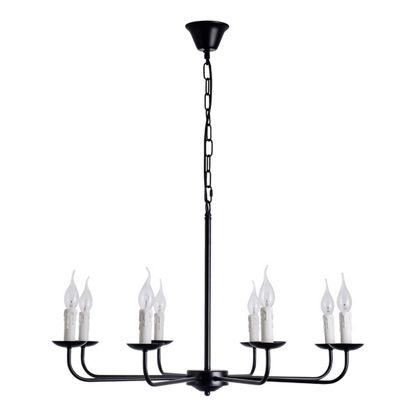 

Подвесная люстра Arte Lamp Graff A1857LM-8BK, Черный, Graff A1857LM-8BK