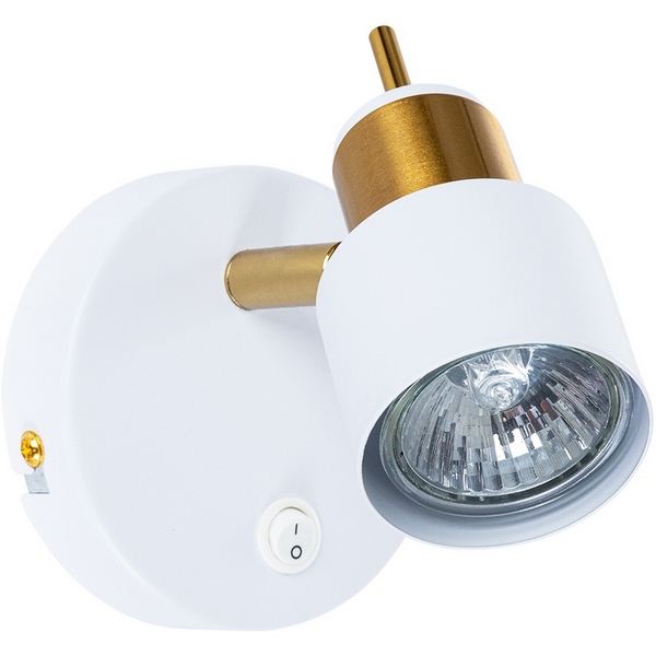 

Спот с выключателем Arte Lamp Almach A1906AP-1WH, Белый, Almach A1906AP-1WH