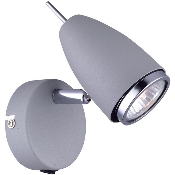

Спот с выключателем Arte Lamp Regista A1966AP-1GY, Серый, Regista A1966AP-1GY
