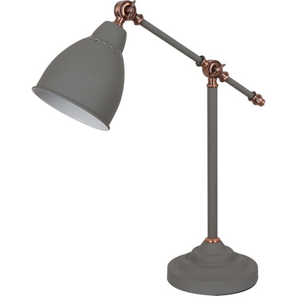 

Офисная настольная лампа Arte Lamp BRACCIO A2054LT-1GY, Серый, BRACCIO A2054LT-1GY