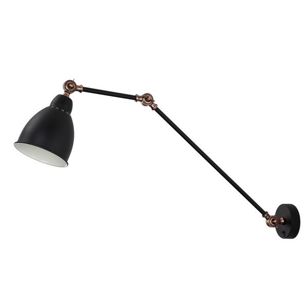 

Бра с выключателем Arte Lamp BRACCIO A2055AP-1BK, Черный, BRACCIO A2055AP-1BK