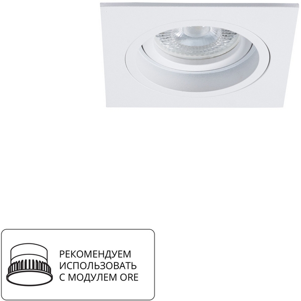 

Точечный встраиваемый светильник Arte Lamp Tarf A2178PL-1WH, Белый, Tarf A2178PL-1WH