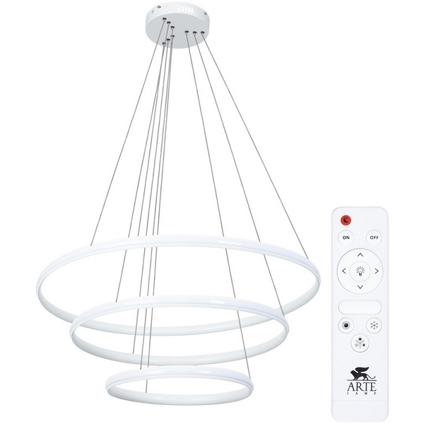 

Подвесной светильник с пультом управления LED Arte Lamp Meridiana A2198SP-3WH, Белый, Meridiana A2198SP-3WH