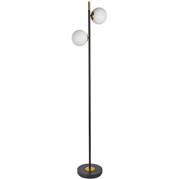

Торшер Arte Lamp Alcor A2224PN-2BK (плафоны шарики), Белый, Alcor A2224PN-2BK