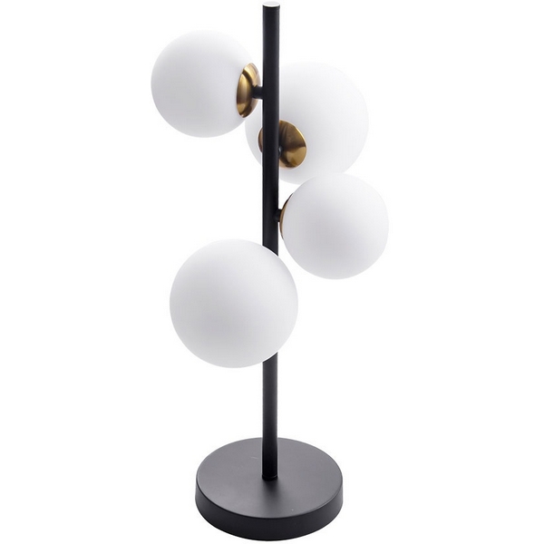 

Настольная лампа Arte Lamp Gemini A2243LT-4BK (плафоны шарики), Белый, Gemini A2243LT-4BK