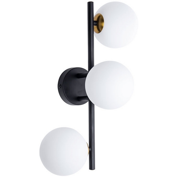 

Настенный светильник Arte Lamp Gemini A2243PL-3BK, Белый, Gemini A2243PL-3BK