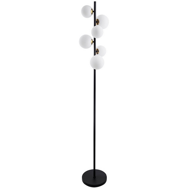 

Торшер Arte Lamp Gemini A2243PN-6BK, Белый, Gemini A2243PN-6BK
