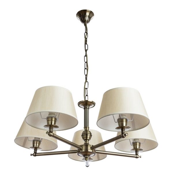 

Подвесная люстра Arte Lamp York A2273LM-5AB, Бежевый, York A2273LM-5AB