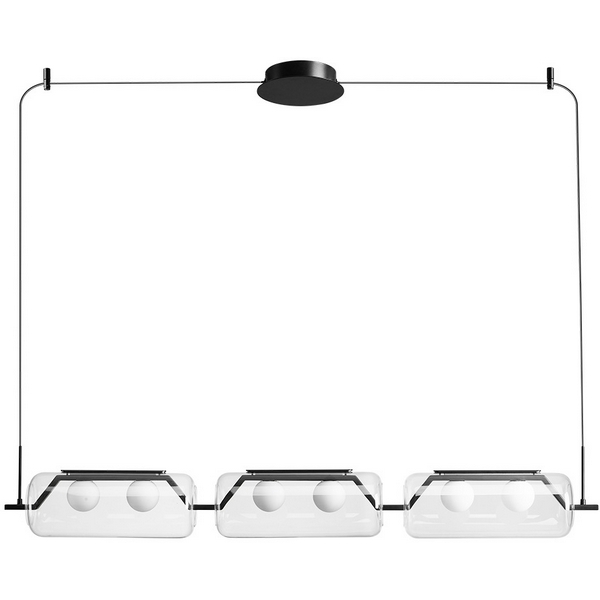 

Подвесной светильник LED Arte Lamp Geneva A2341SP-6BK, Черный, Geneva A2341SP-6BK